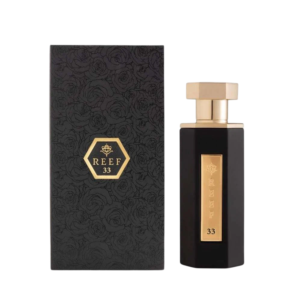 Reef 33 manufacturer bottle.
