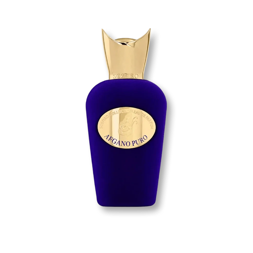 Sospiro Afghano Puro manufacturer bottle.
