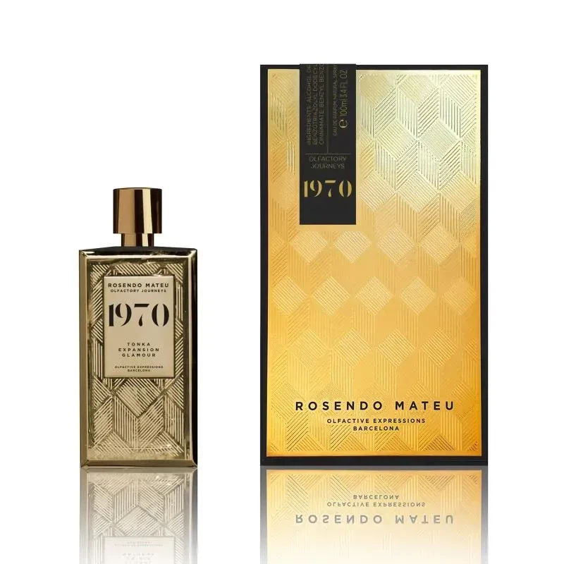 Rosendo Mateu 1970 Tonka Expansion Glamour manufacturer bottle.