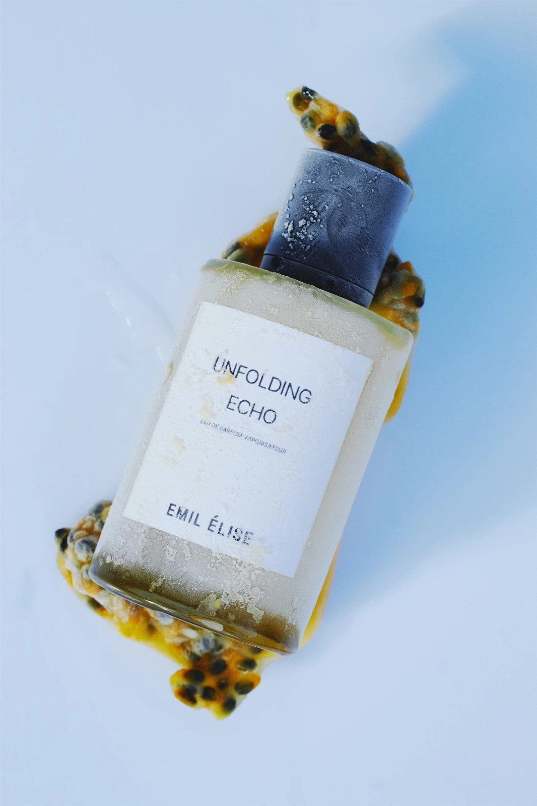 Emil Elise Unfolding Echo manufacturer bottle.