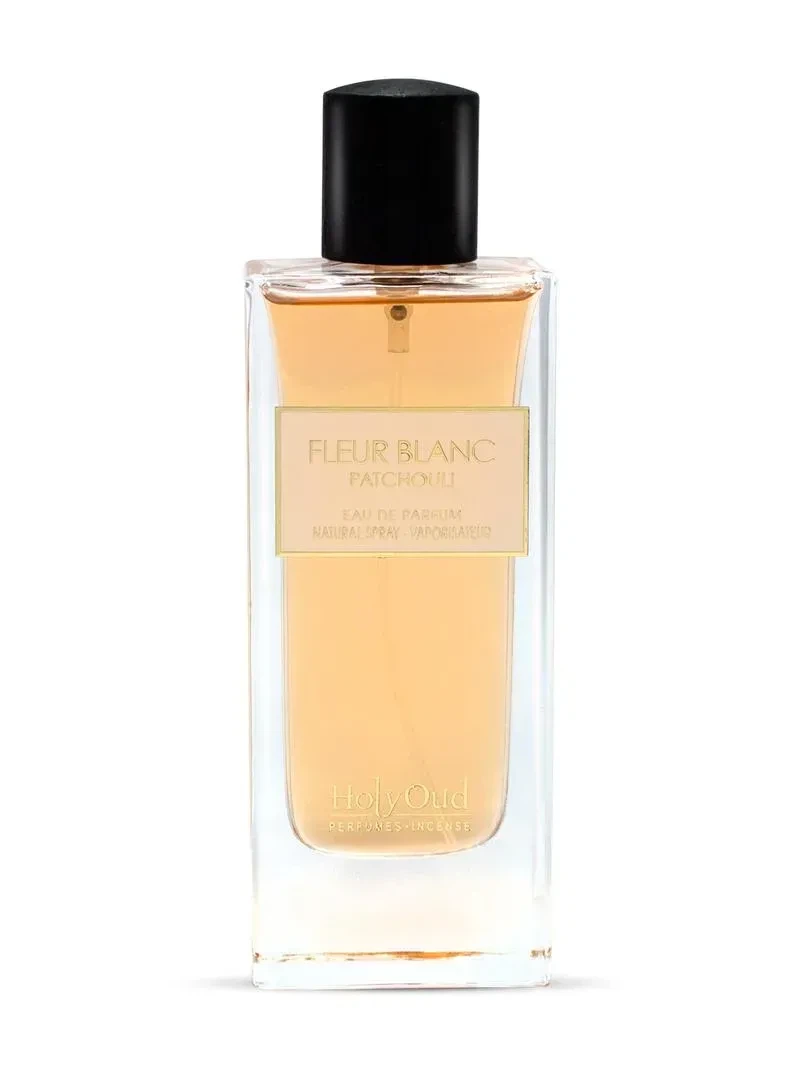 Holy Oud Fleur Blanc Patchouli Old manufacturer bottle.
