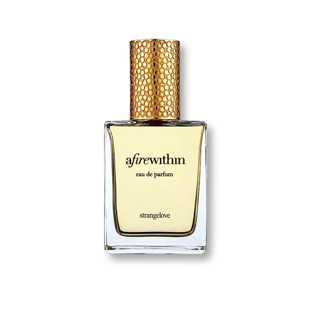 Strangelove NYC A Fire Within manufacturer bottle.