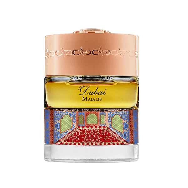 Spirit of Dubai Majalis manufacturer bottle.