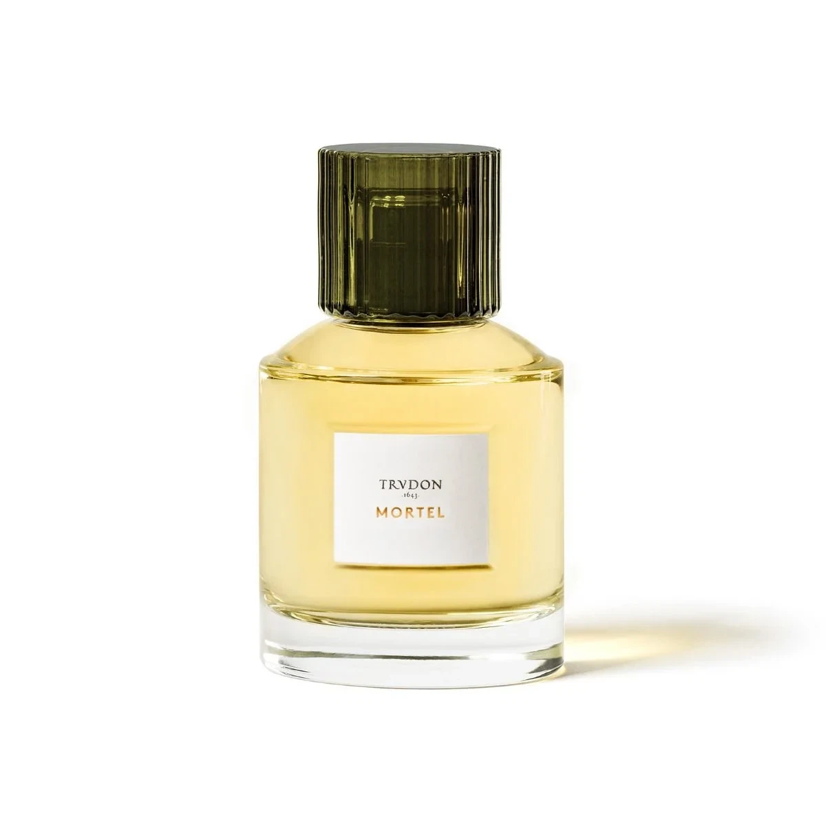 Trudon Mortel manufacturer bottle.
