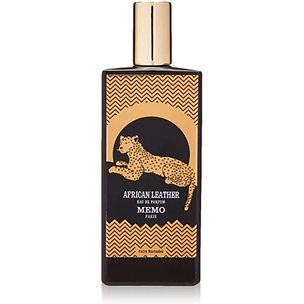 Memo African Leather manufacturer bottle.