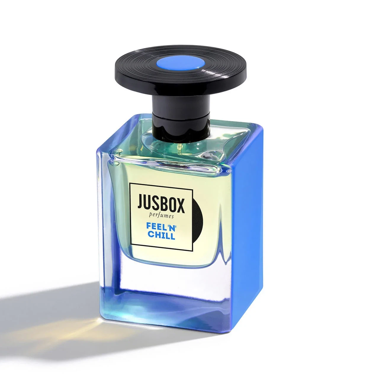 Jusbox Feel ‘N’ Chill manufacturer bottle.