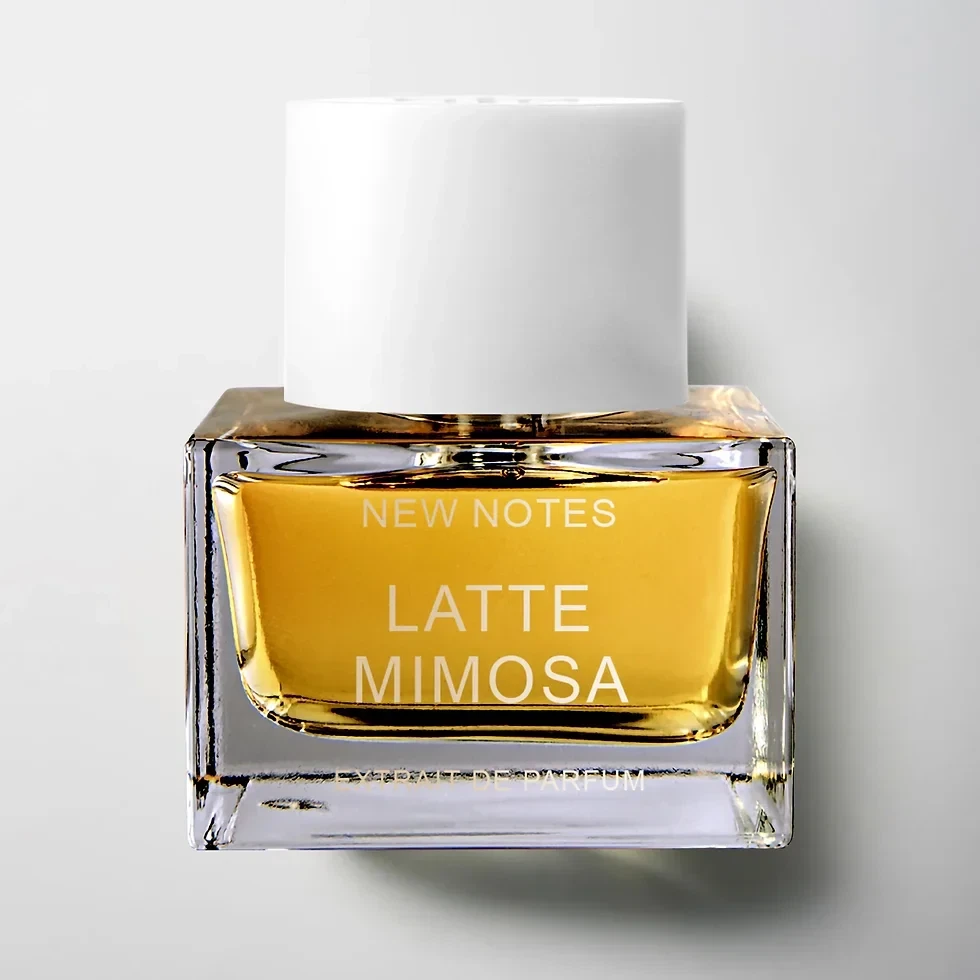 New Notes Latte Mimosa manufacturer bottle.