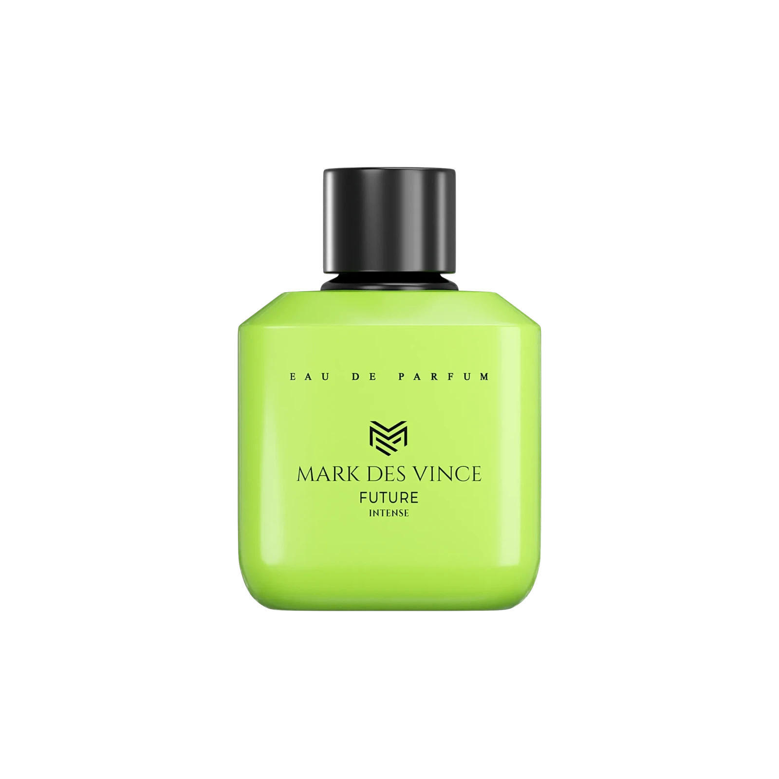 Mark Des Vince Future Intense manufacturer bottle.