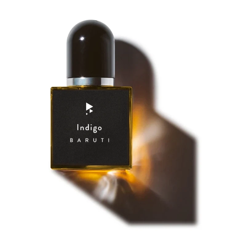 Baruti Indigo manufacturer bottle.