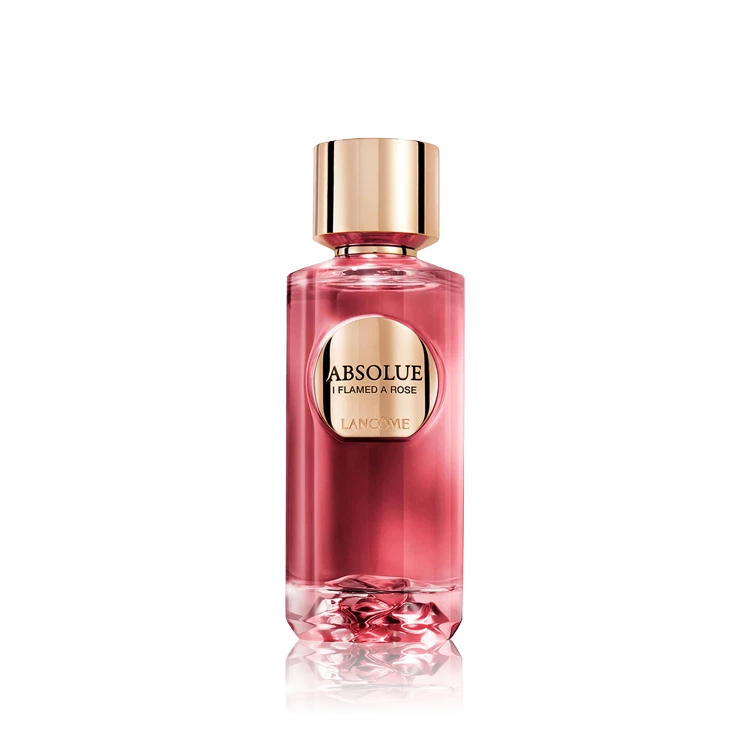 Lancome Absolue I Flamed a Rose manufacturer bottle.