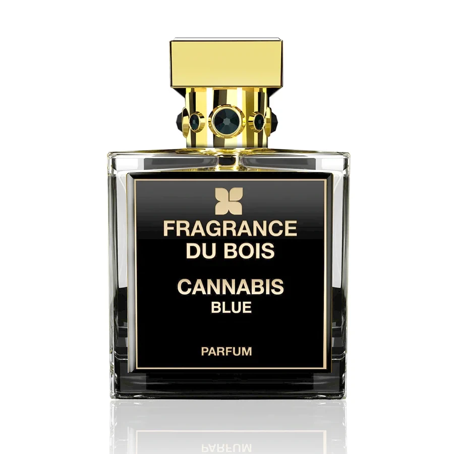 Fragrance du Bois Cannabis Blue manufacturer bottle.