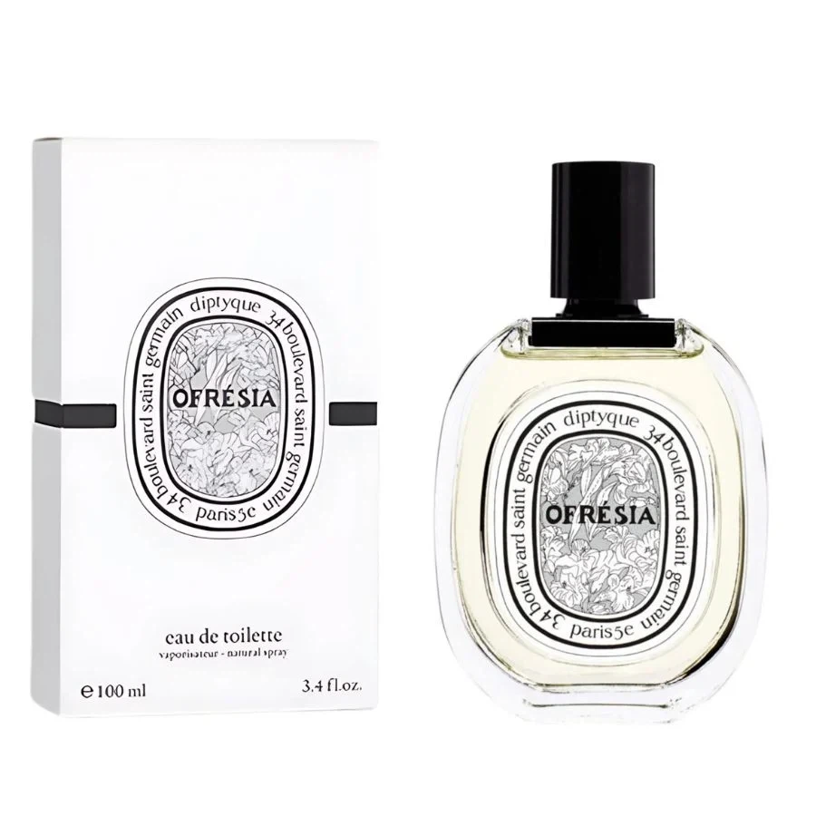 Diptyque Ofrésia manufacturer bottle.
