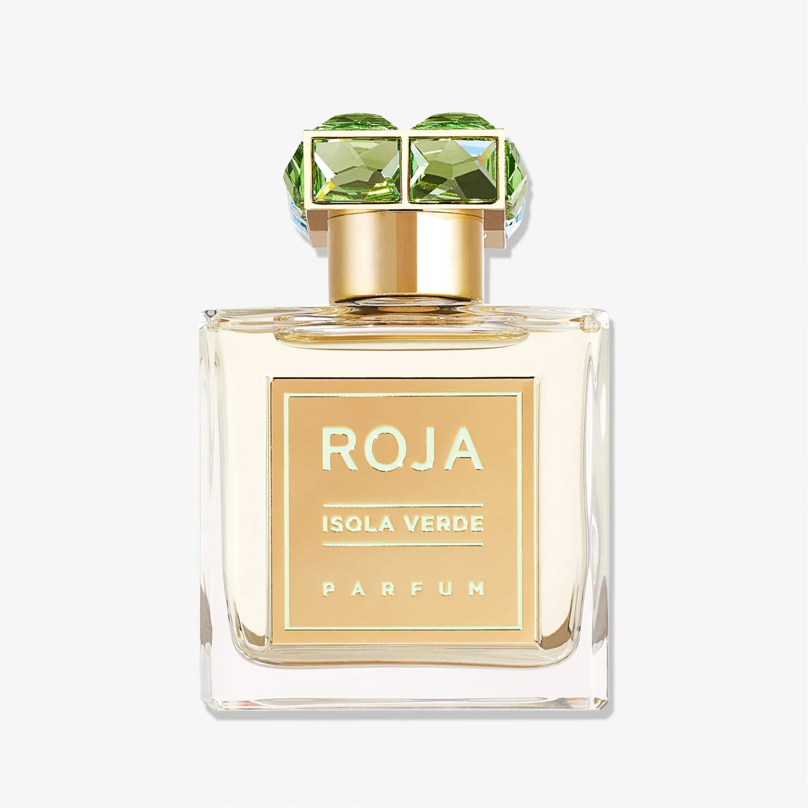 Roja Isola Verde Parfum manufacturer bottle.