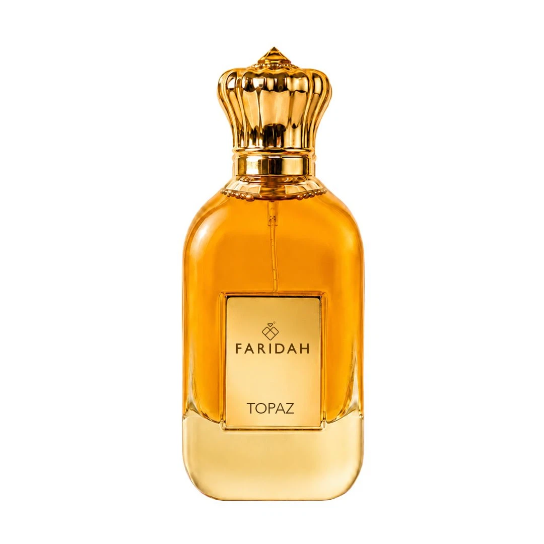 Faridah Gems Topaz manufacturer bottle.