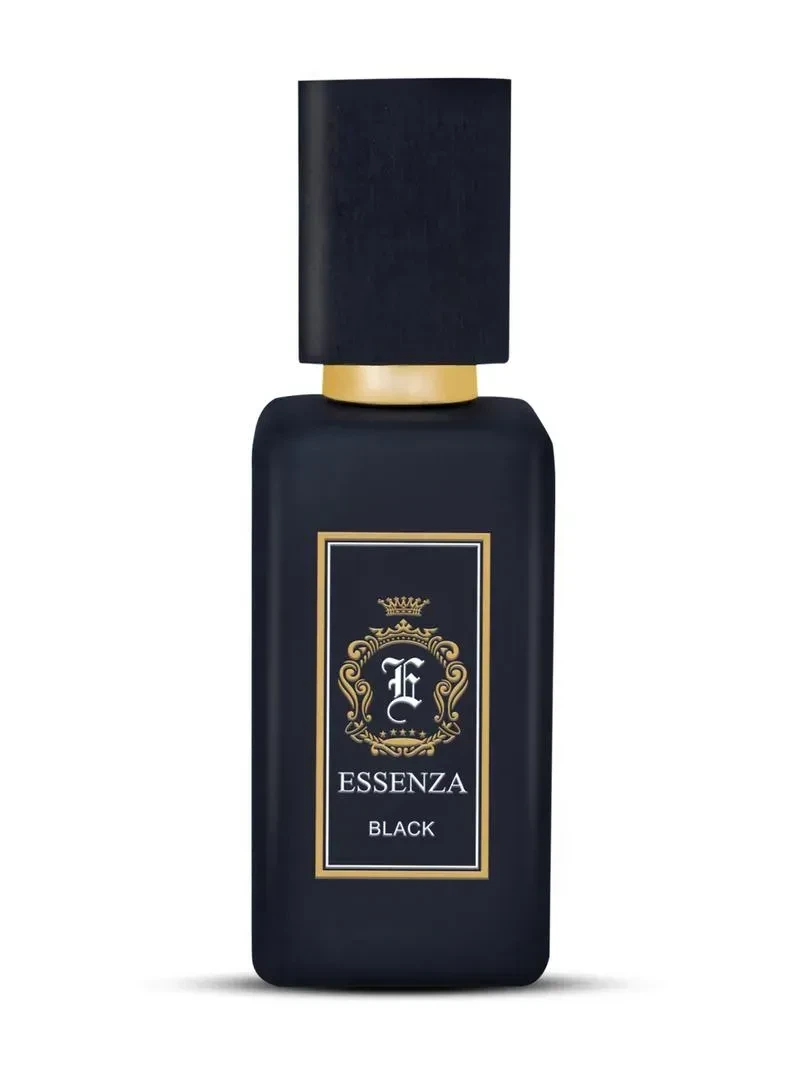 Essenza Black manufacturer bottle.