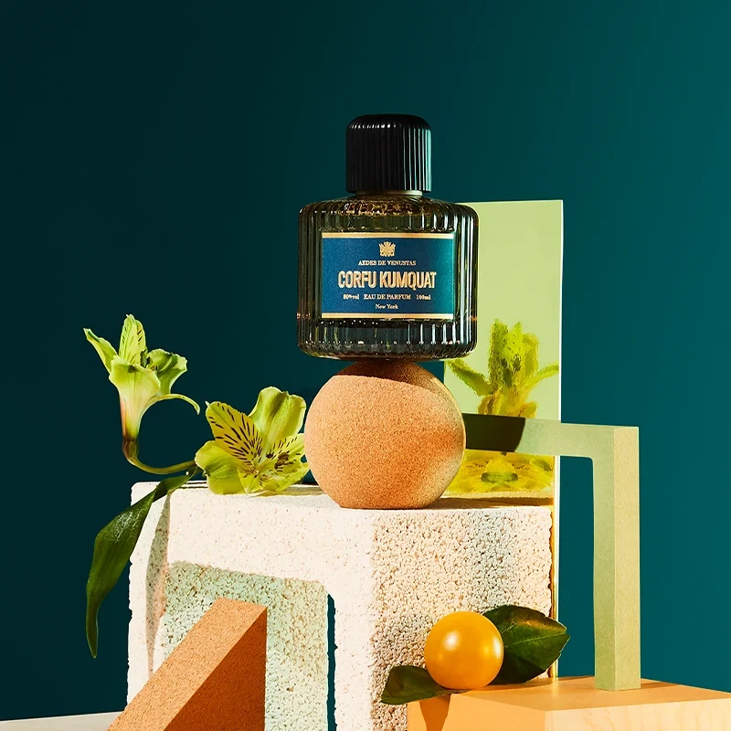 Aedes de Venustas Corfu Kumquat manufacturer bottle.