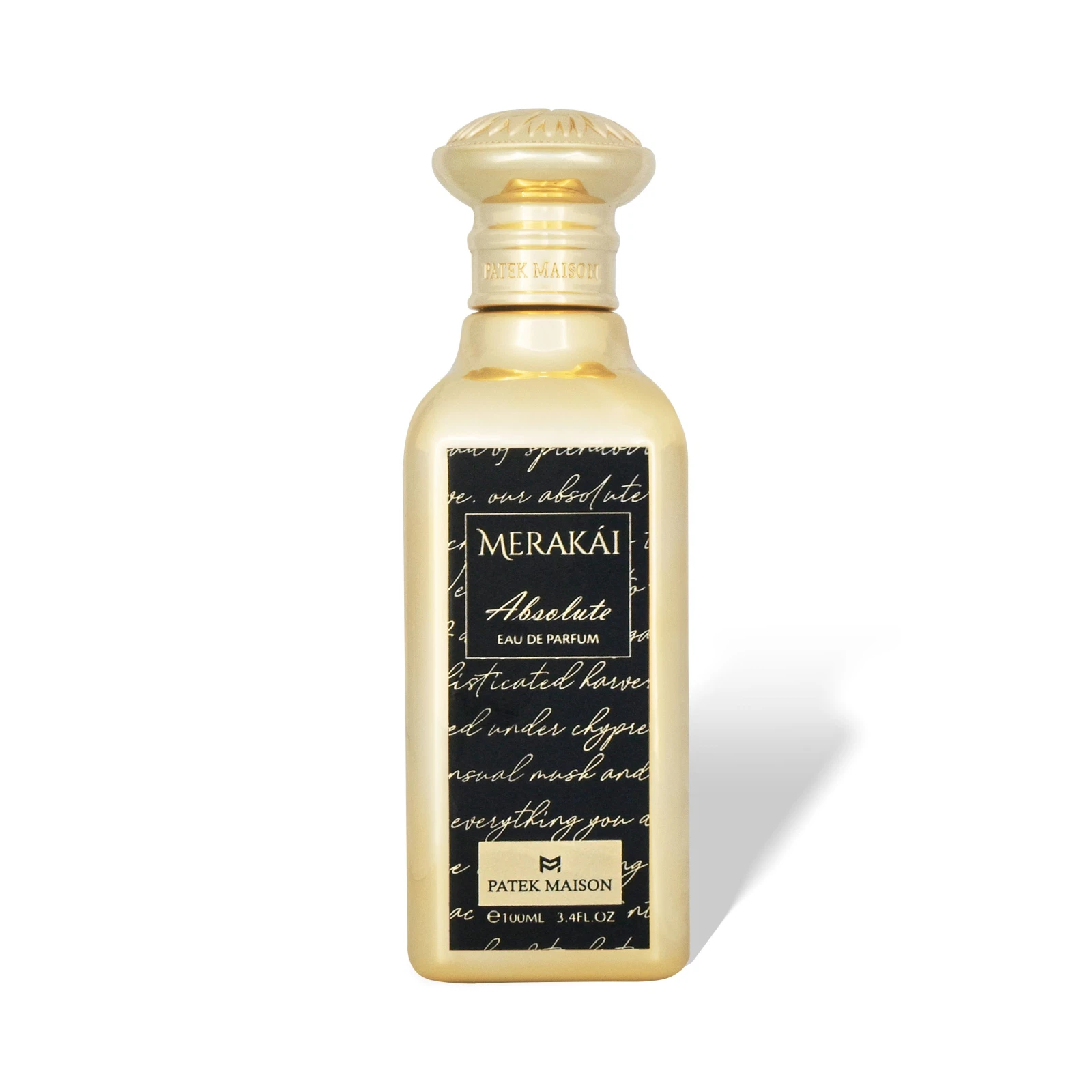 Patek Maison Merakai Absolute manufacturer bottle.