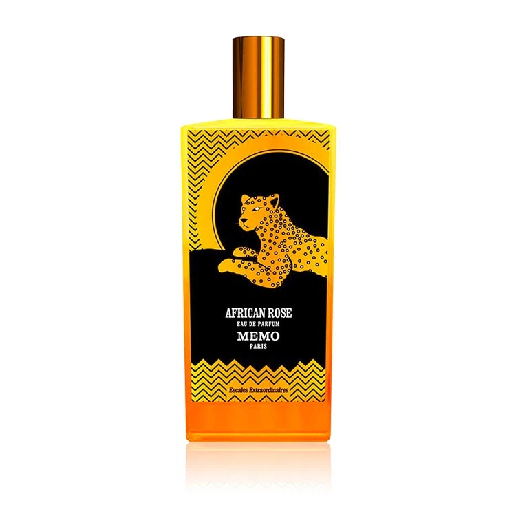 Memo Paris African Leather Rose manufacturer bottle.