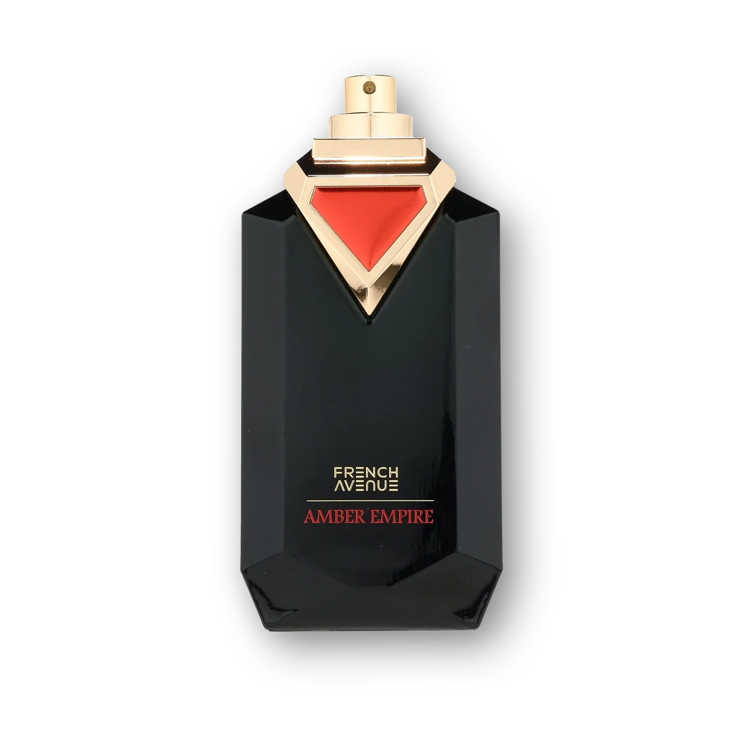 French Avenue Amber Empire manufacturer bottle.