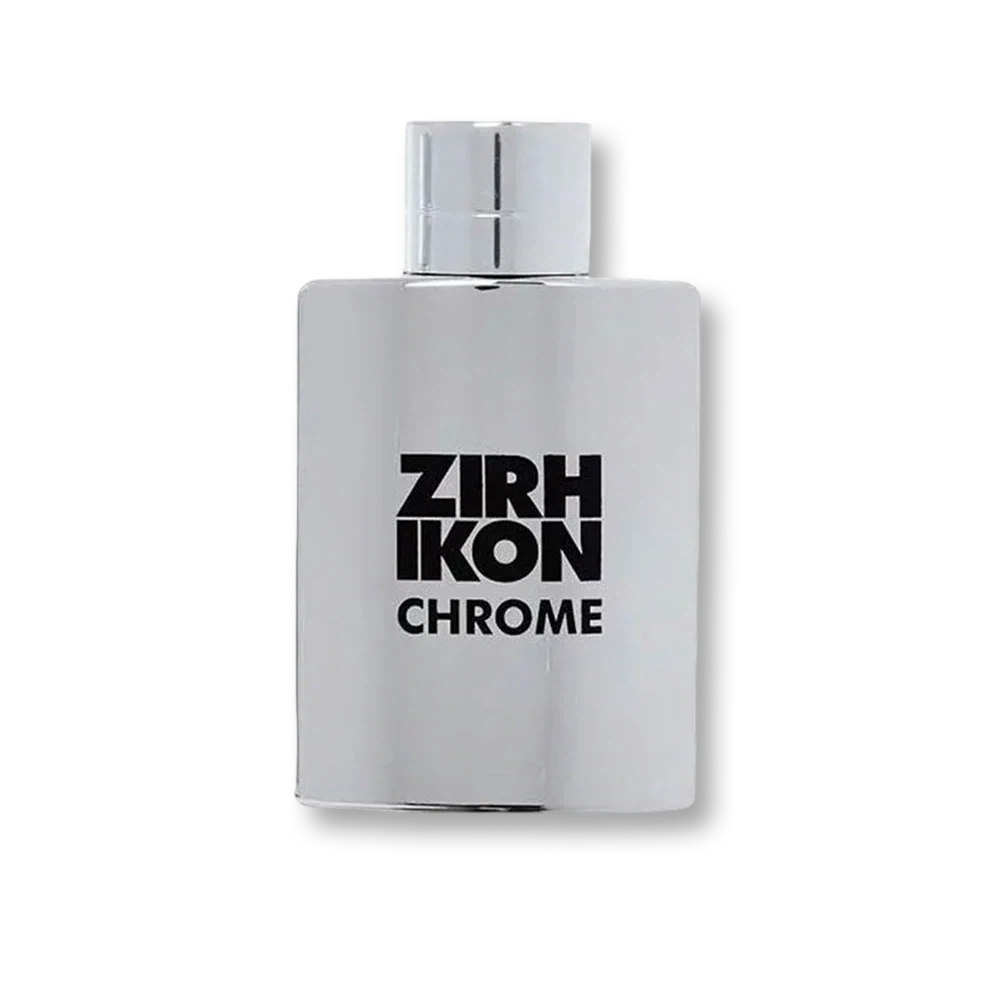 Zirh Ikon Chrome manufacturer bottle.