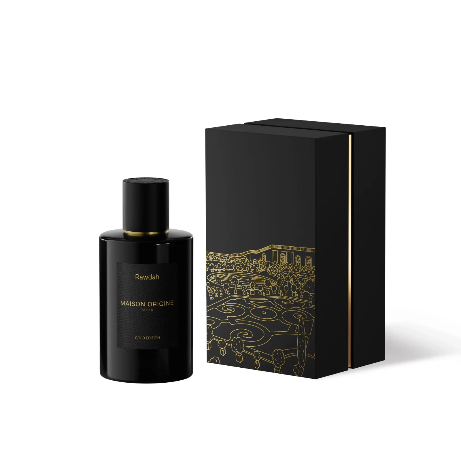 Maison Origine Edition D’Or – Rawdah manufacturer bottle.