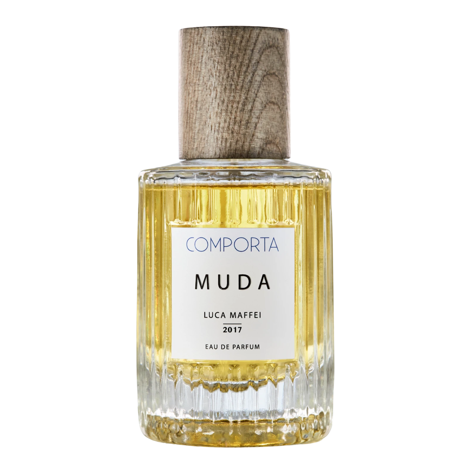 COMPORTA PERFUMES Muda manufacturer bottle.