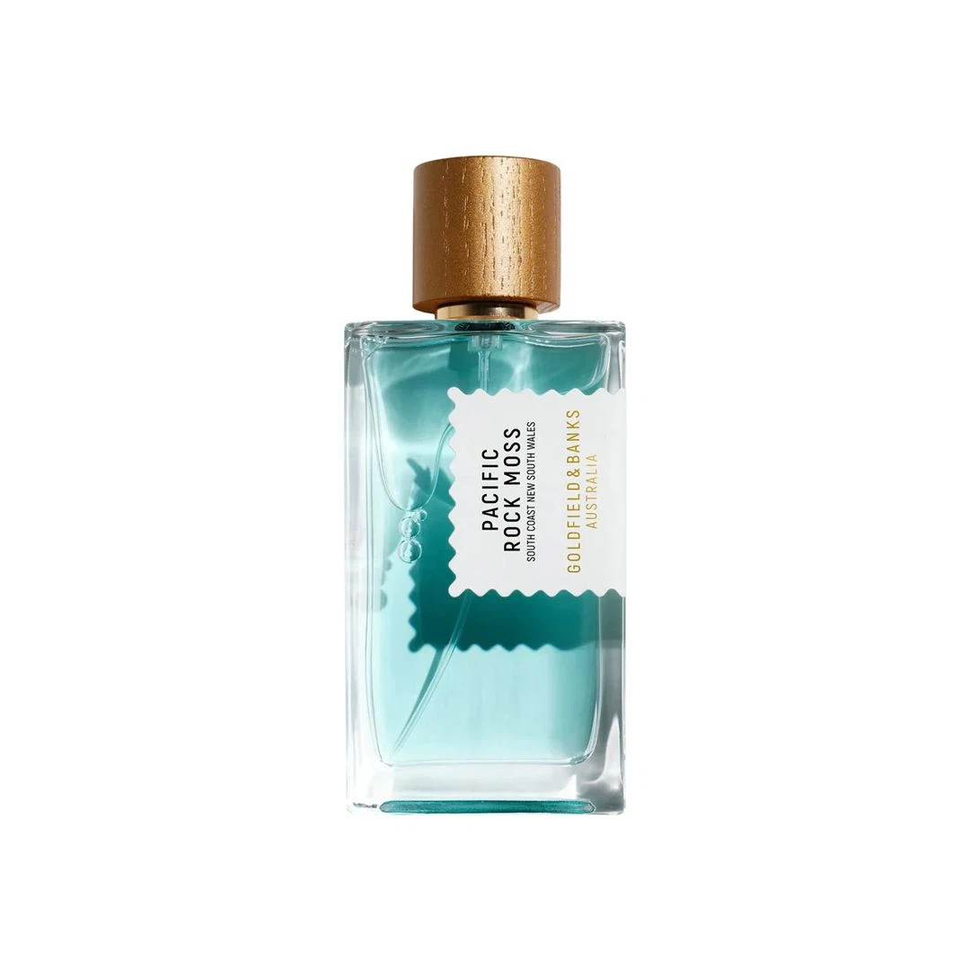 Goldfield & Banks Australia Pacific Rock Moss manufacturer bottle.