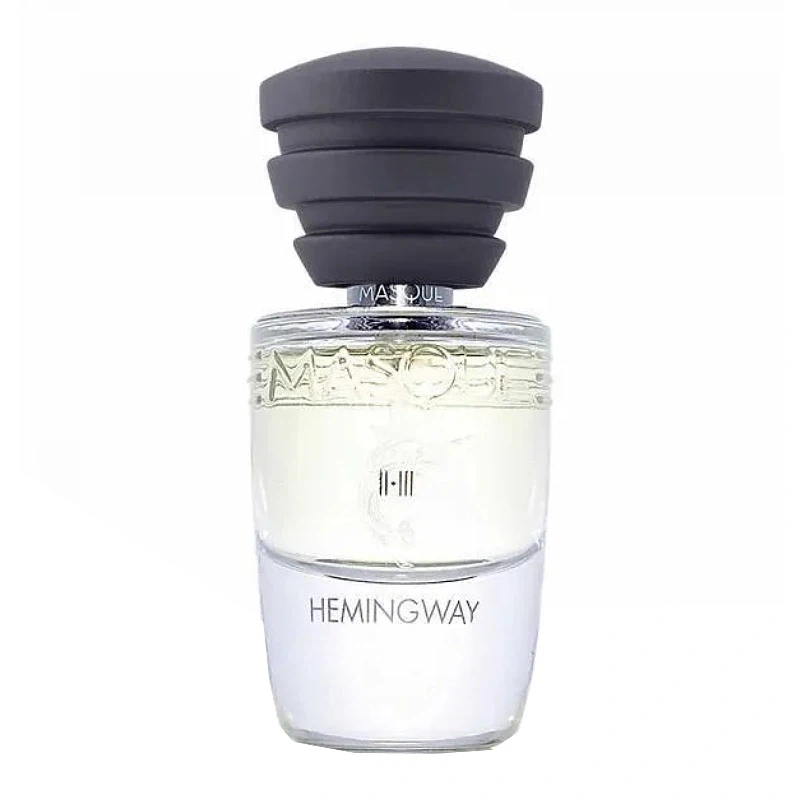 Masque Milano Hemingway manufacturer bottle.