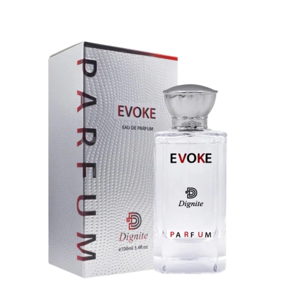 Dignite Evoke manufacturer bottle.