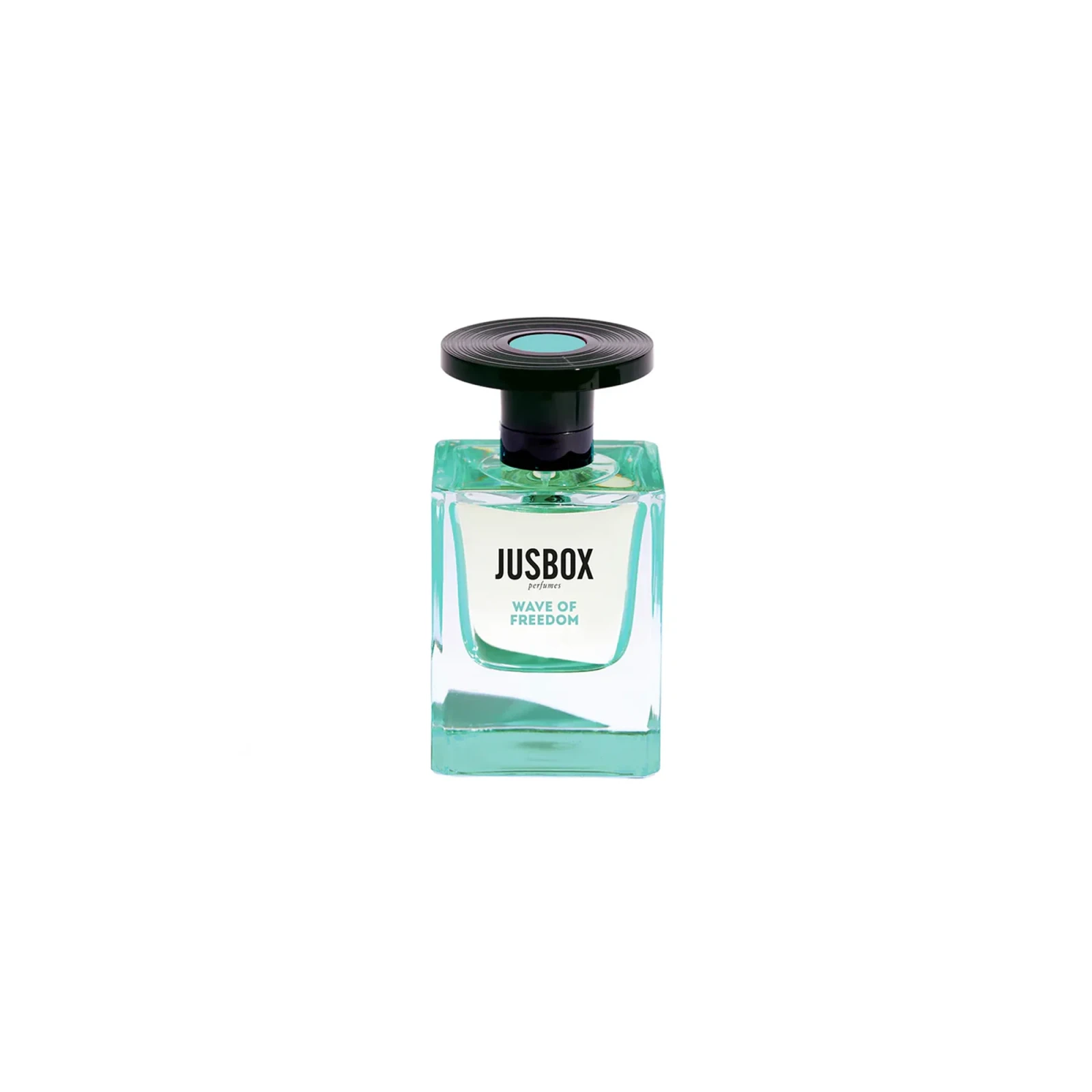 Jusbox Wave of Freedom manufacturer bottle.