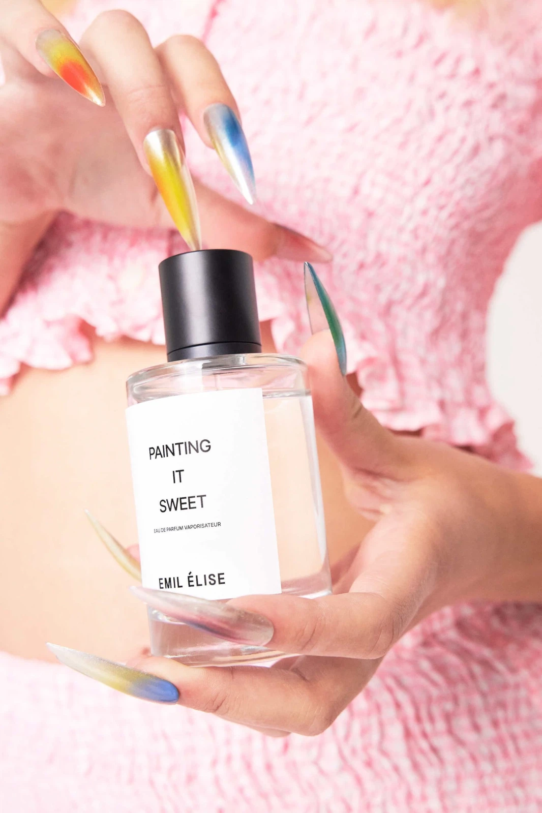 Emil Elise Painting It Sweet manufacturer bottle.