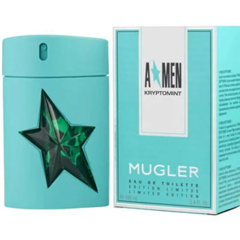 Mugler A*Men Kryptomint manufacturer bottle.