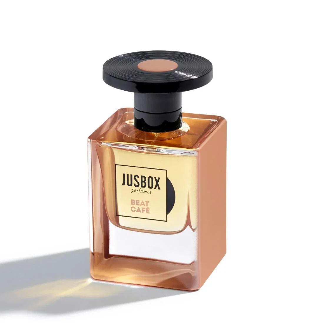 Jusbox Beat Café manufacturer bottle.
