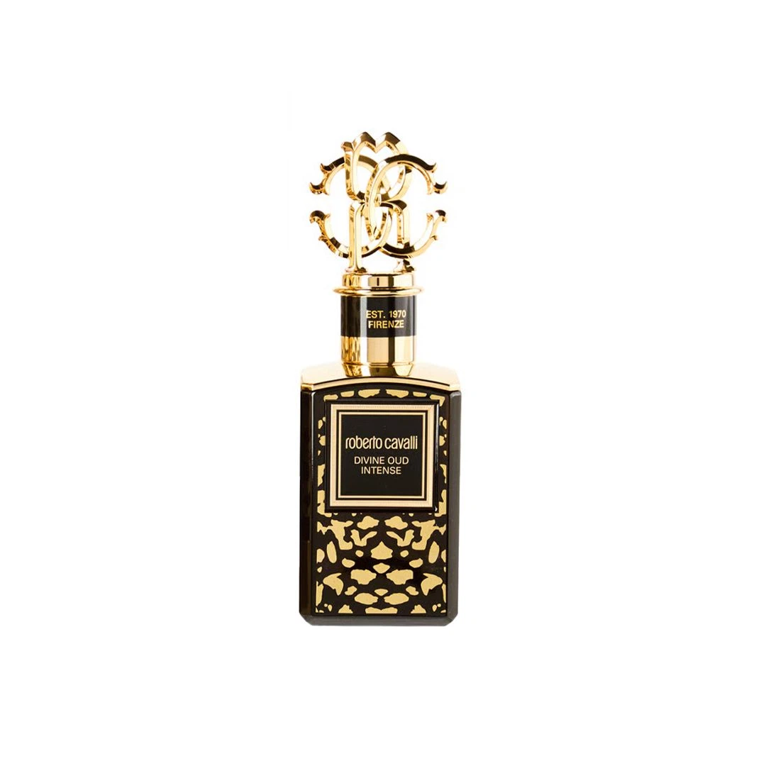 Roberto Cavalli Divine Oud Intense manufacturer bottle.