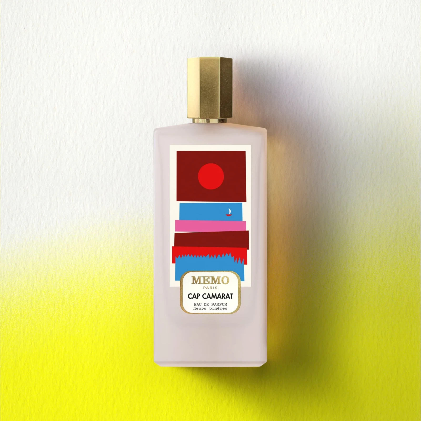 Memo Paris Cap Camarat X Olimpia Zagnoli manufacturer bottle.