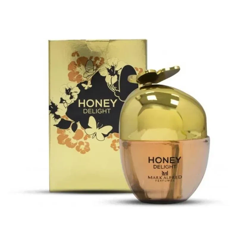Mark Alfred Honey Delight manufacturer bottle.