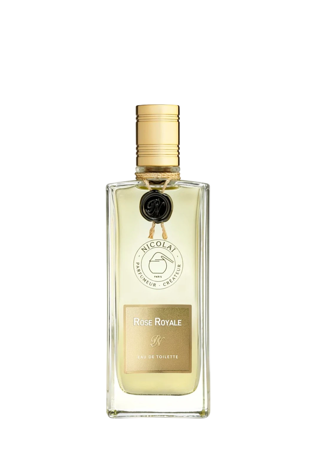 Nicolai Rose Royale manufacturer bottle.