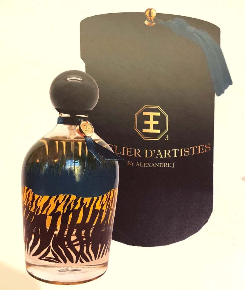 Alexandre J . Atelier D’Artistes E3 manufacturer bottle.