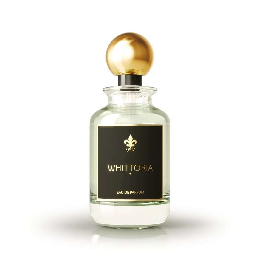 1907 perfumes Whittoria manufacturer bottle.