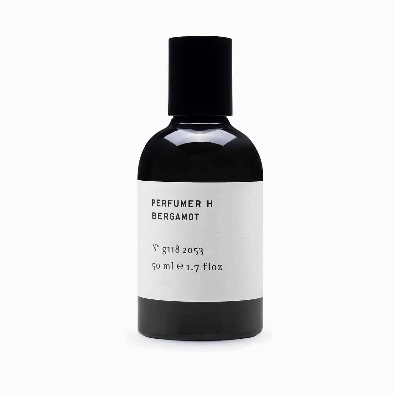 Perfumer H Bergamot manufacturer bottle.