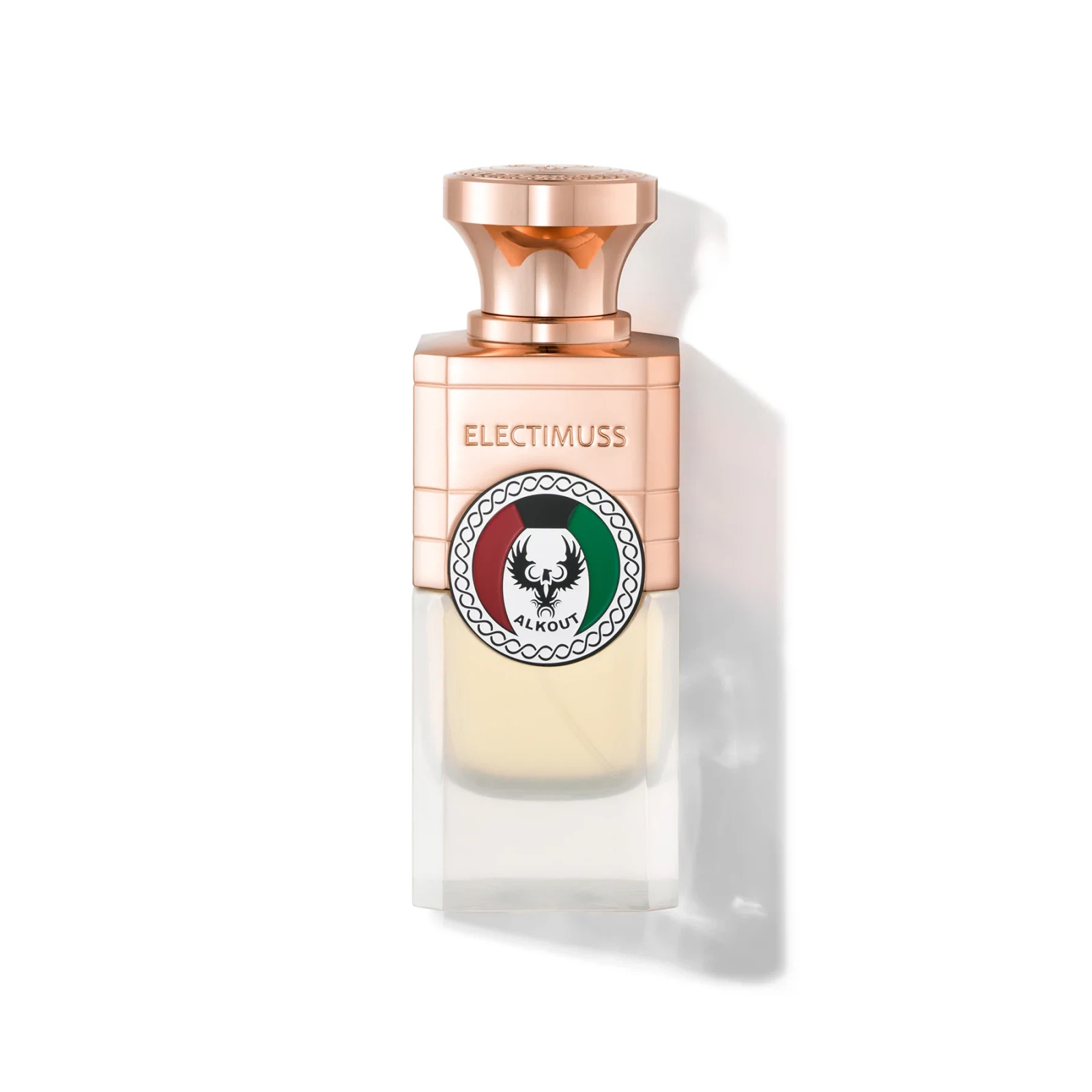 Electimuss Alkout manufacturer bottle.
