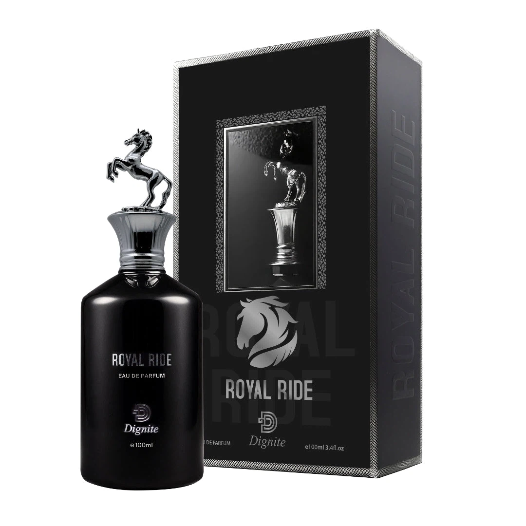 Dignite Royal Ride manufacturer bottle.