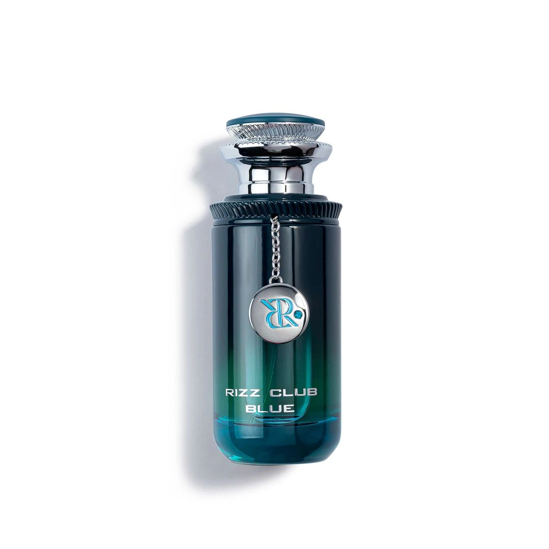 Shaikh Saeed RIZZ Club Blue manufacturer bottle.