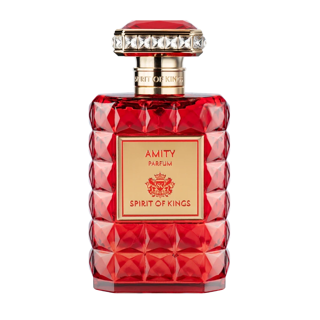 Spirit Of Kings Amity parfum manufacturer bottle.
