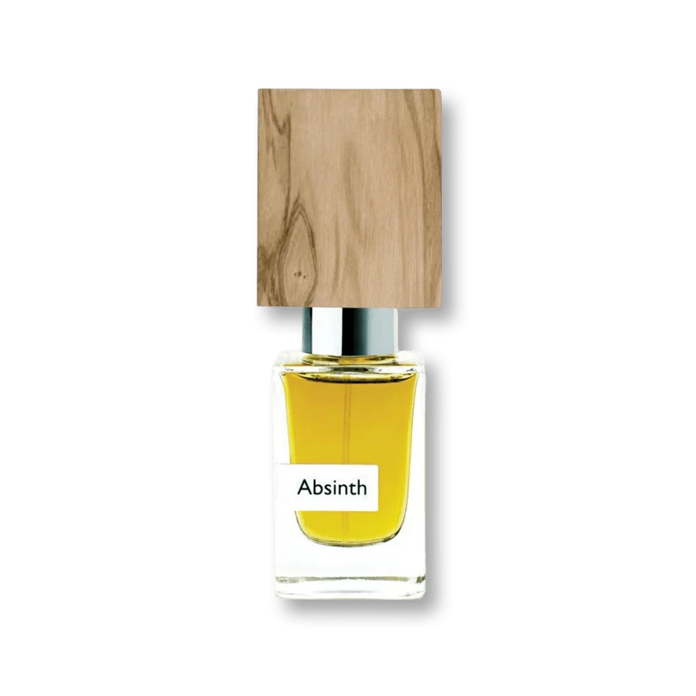 Nasomatto Absinth manufacturer bottle.
