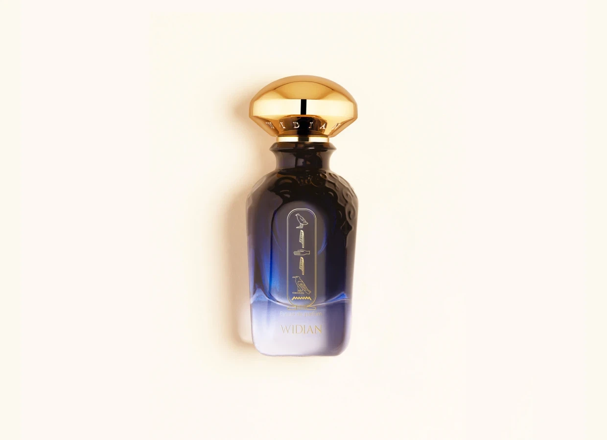 Widian Aswan manufacturer bottle.