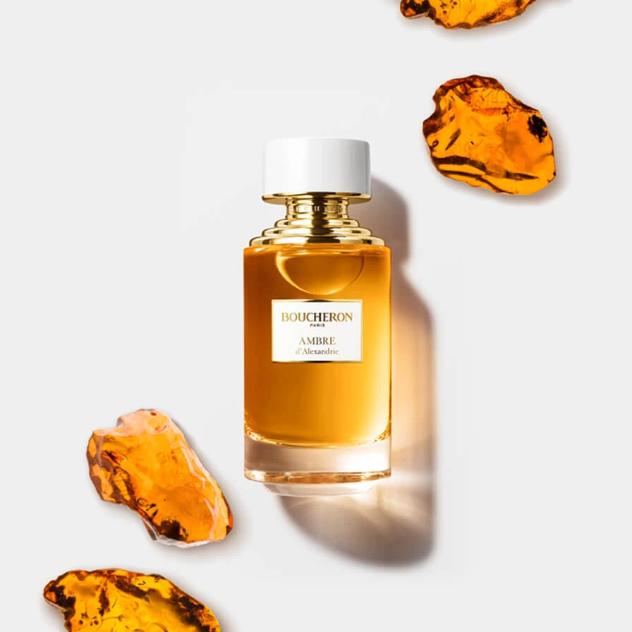 Boucheron Ambre d'Alexandrie manufacturer bottle.