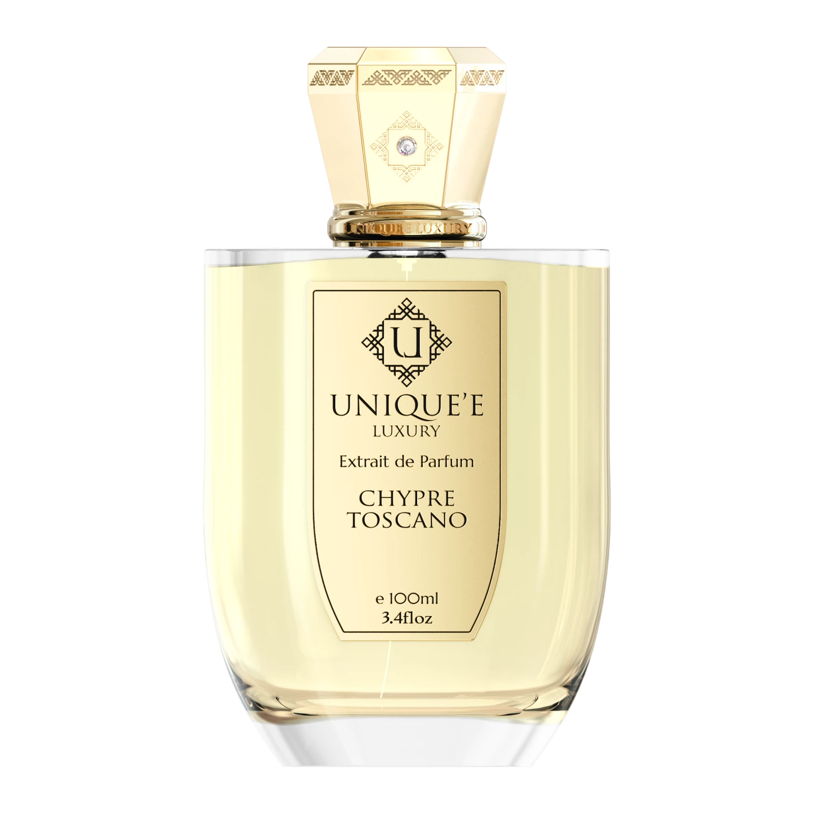 Unique Luxury Chypre Toscano manufacturer bottle.