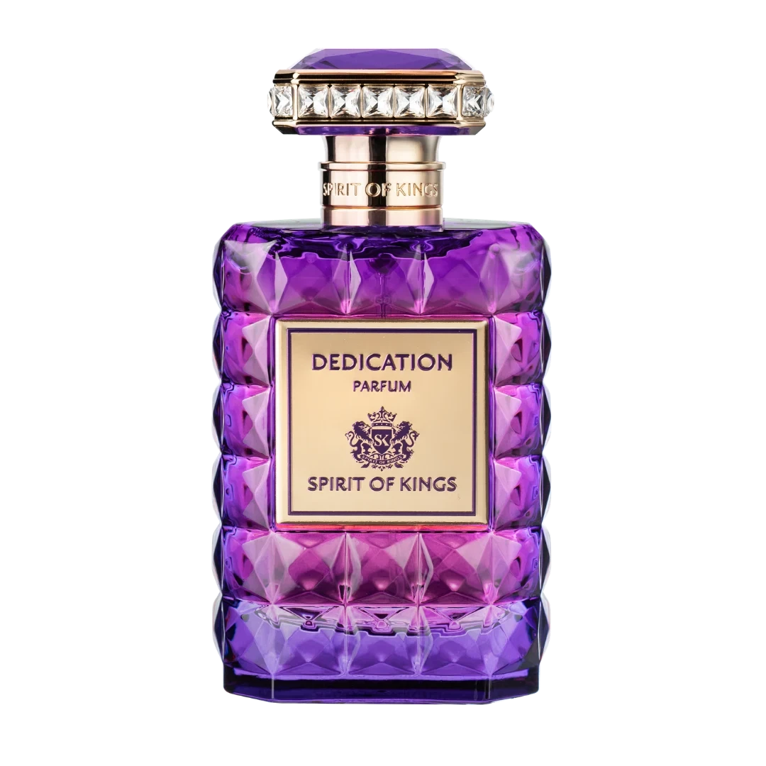 Spirit Of Kings Dedication parfum manufacturer bottle.