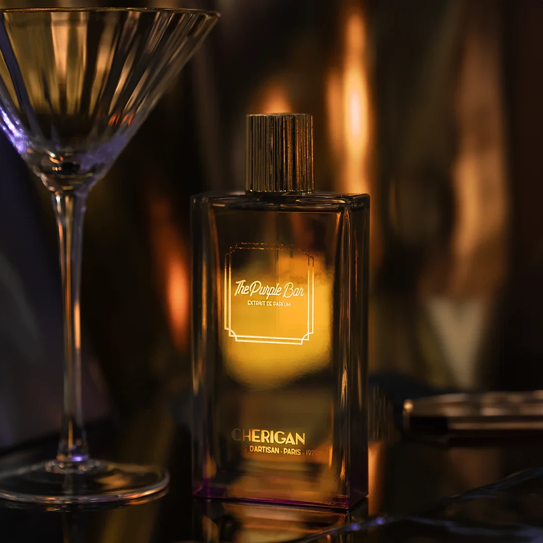 Cherigan The Purple Bar manufacturer bottle.